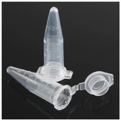 Tubo de centrífuga de tubo de ensayo refrigerado sin ADN de micro plástico de laboratorio ordinario de 1,5 ml con cónico