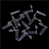 Tubo de microcentrífuga con tapa de hebilla 0.5ml 1.5ml 2ml