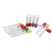 Tubo de extracción de sangre al vacío con aditivo activador de plástico desechable